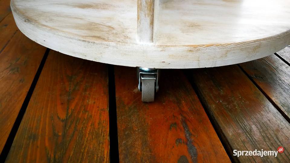 Stolik ze szpuli ława drewniana loft stolik z Radków sprzedam