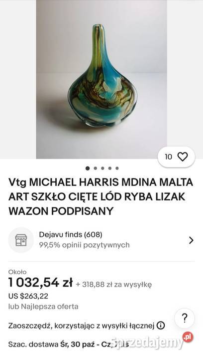 Wazon MDINA w cudownych kolorach projektu