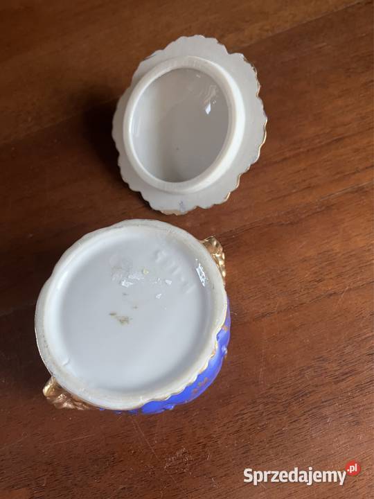 Puzderko szkatułka Kobalt Złoto Gdańsk sprzedam