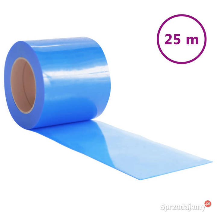Kurtyna paskowa niebieska 200 mm x 16 mm 25 m Warszawa