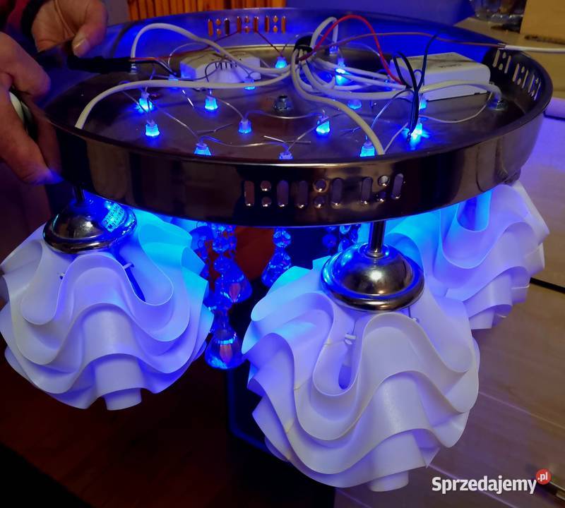 Plafon lampa wisząca ledowa 5 żarówek diody led