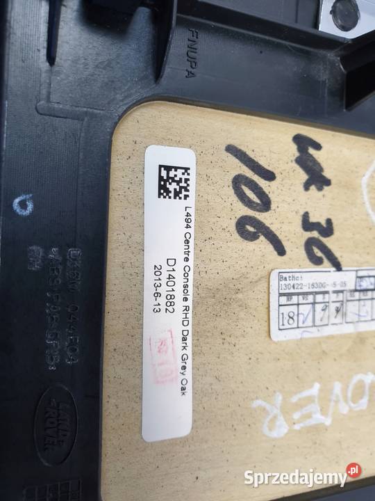 Range Rover II L494 RAMKA TUNELU DK6M044E04 osobowe lubelskie Rudka