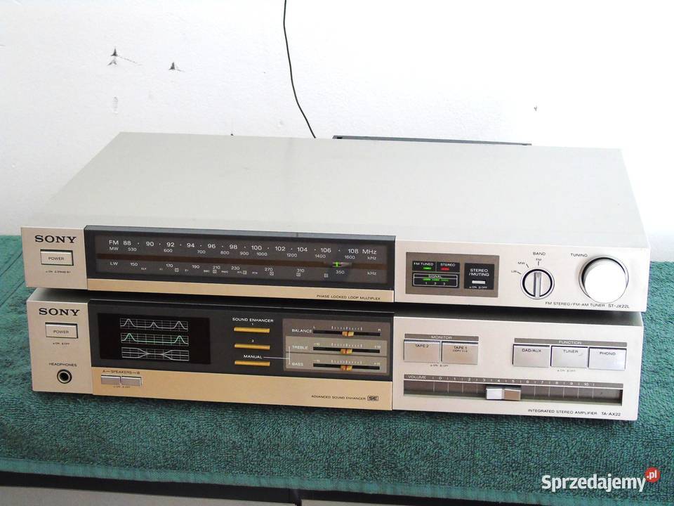 Wzmacniacz i Tuner Sony TAAX22 i STJX22 sprawne Jasło