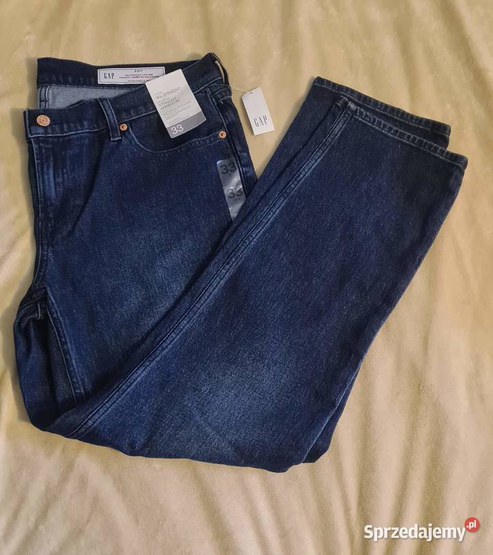 Jeansy GAP r 33 granatowe sprzedam
