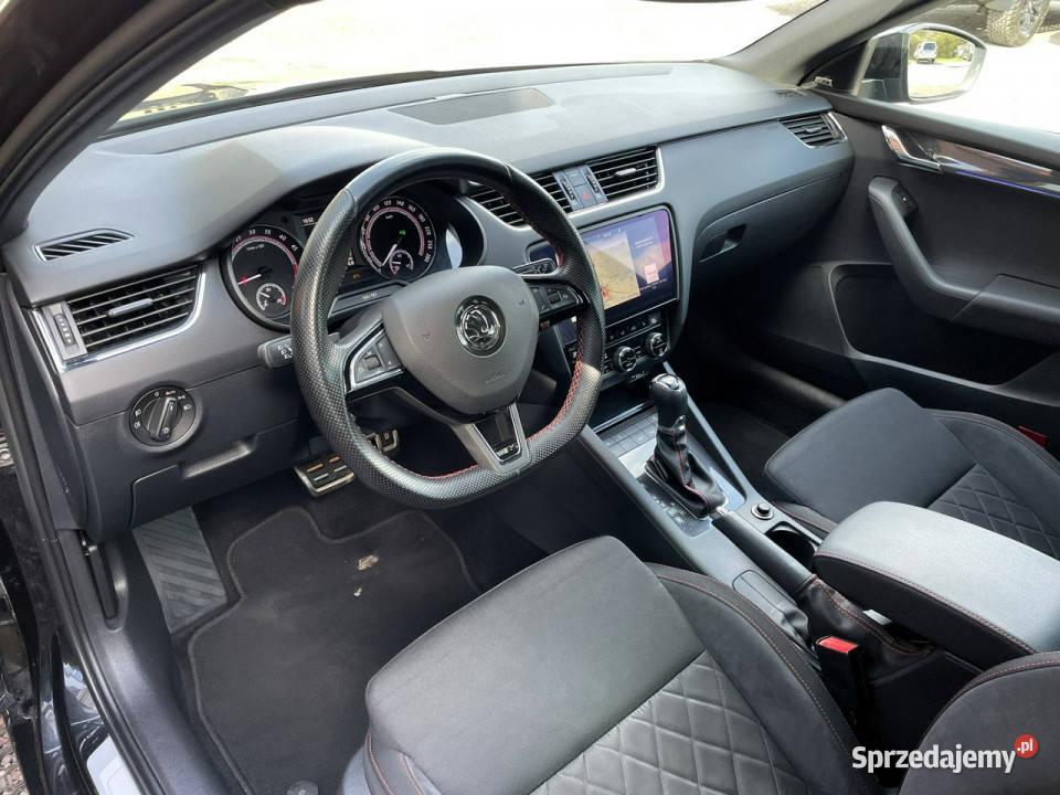 koda Octavia VRS HAK LEDKlimaNaviAkt podgrzewane fotele Samochody osobowe Bydgoszcz