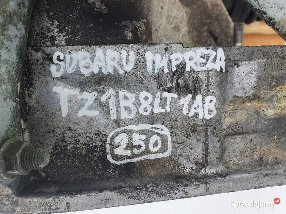 Subaru Impreza GH 20 SKRZYNIA BIEGÓW TZ1B8LT1AB Części samochodowe