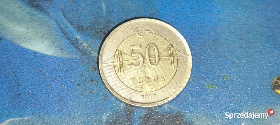 Moneta 50 Kurus 2010 r Gliwice