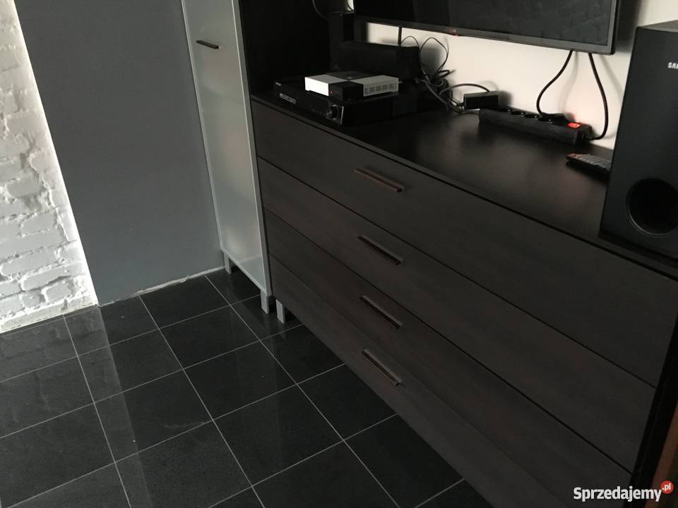 komoda szuflady BRW wenge zachodniopomorskie Czaplinek