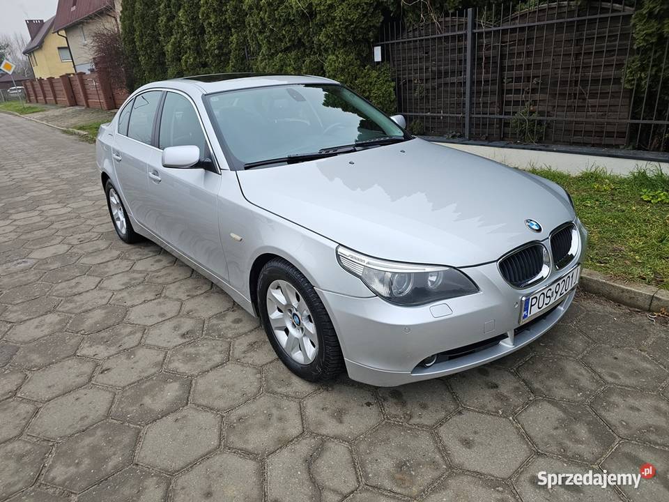 BMW 525d E60 20 163 2006 r Bogate Wyposażenie Seria 5 Ostrów Wielkopolski