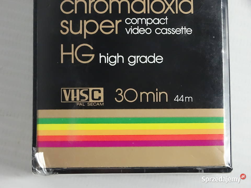 Kaseta VHSC BASF EC 30 Chromdioxid Super HG NOWA Biłgoraj