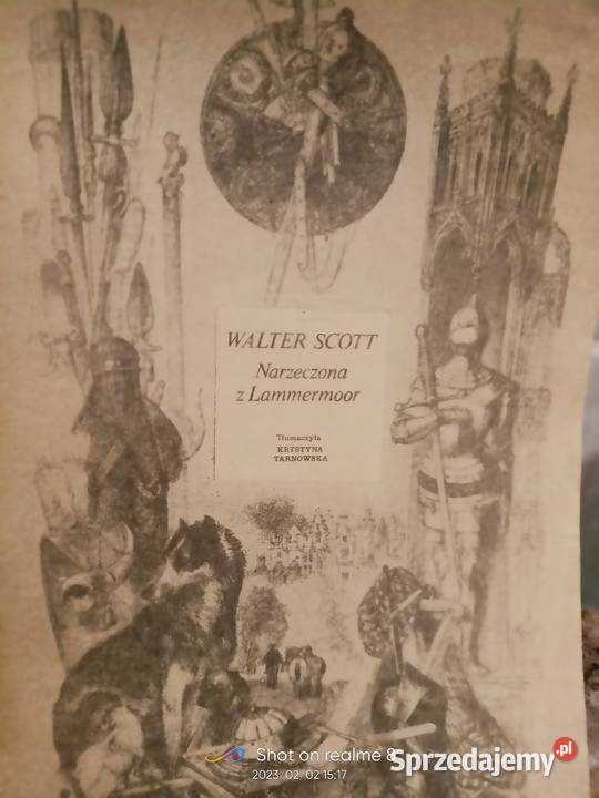 Narzeczona z Lammermoor Scott książki pierwsze Proza i poezja Warszawa
