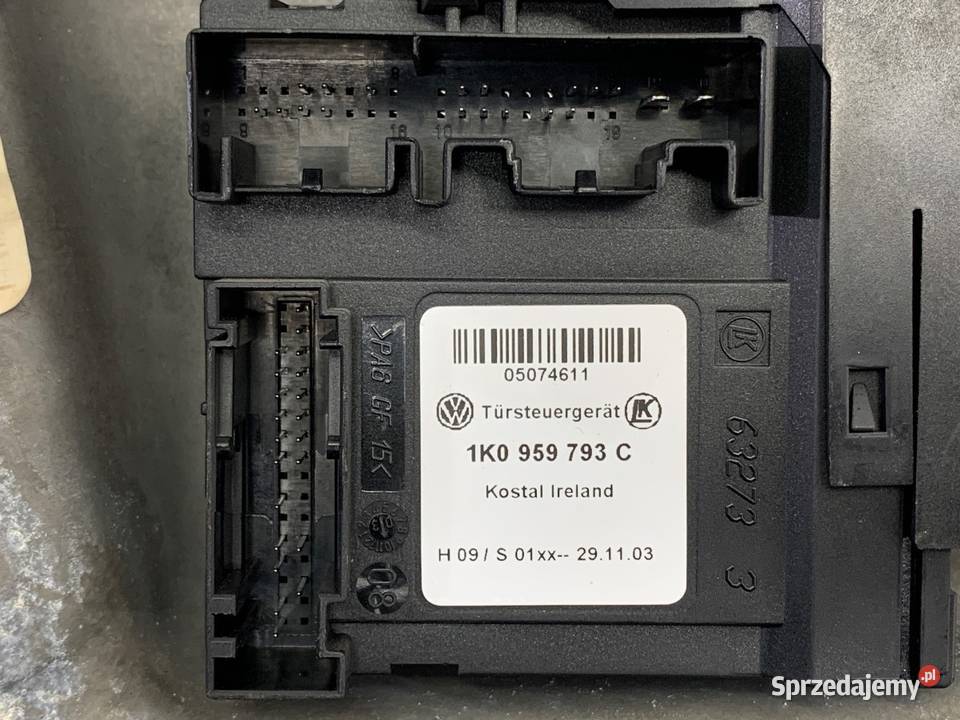 PODNOŚNIK SZYBY LEWY PRZÓD VW GOLF V 1K0959701E sprzedam