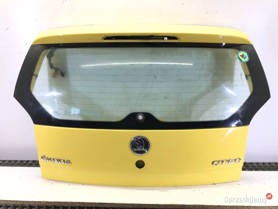 KLAPA TYŁ SKODA CITIGO Hatchback 1119 TYLNA
