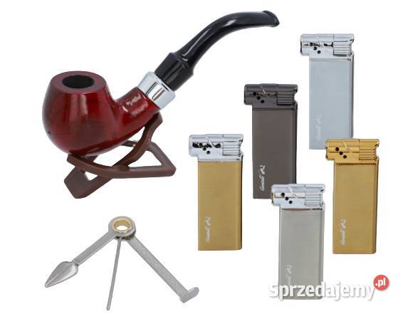 Zestaw Fajka Drewniana z Niezbędnymi Akcesoriami Pozostałe śląskie