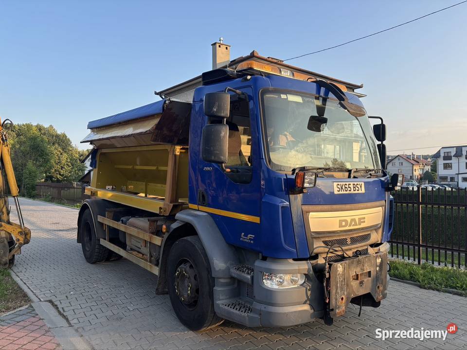 Daf lf250 4x2 schmidt 6m3 piaskarka solarka pług Ropczyce