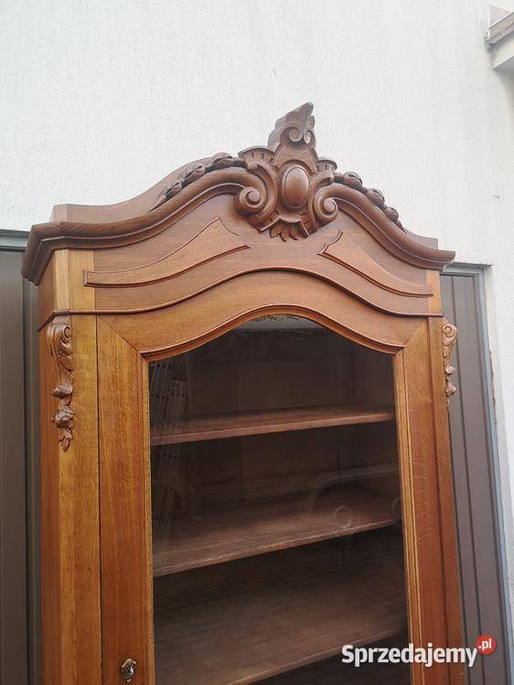 Witryna Biblioteka Ludwikowska Rocaille Stara