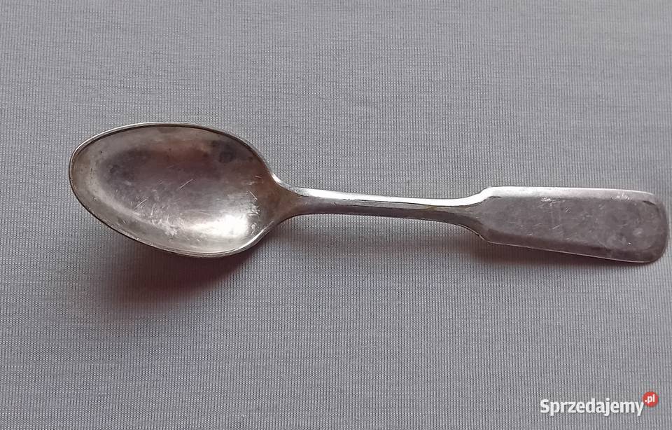 Platerowana łyżeczka Norblin Plaque z początku Koźminek