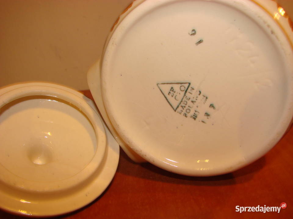 ZF Koło fajansowa solniczka kuchenna Pruszcz Gdański