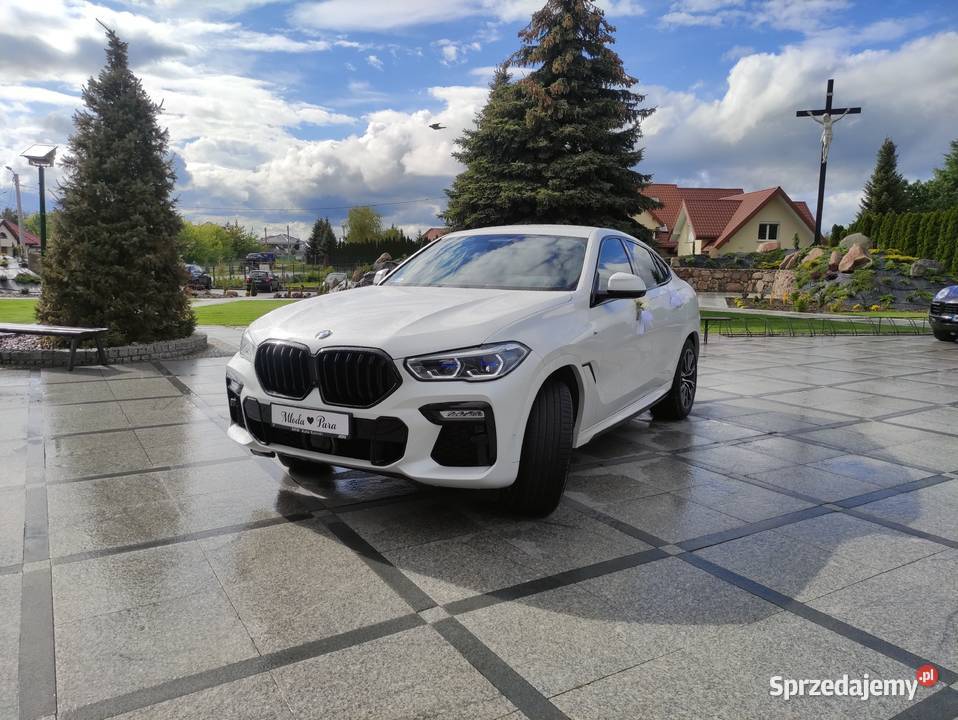 BMW X6 BIAŁE DO ŚLUBU WYNAJEM ostatnie Terminy Wynajem pojazdów Ostrów Mazowiecka