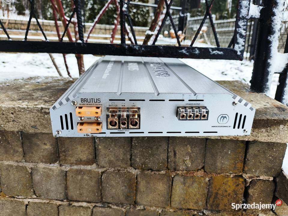 Wzmacniacz samochodowy 1 kanałowy monoblok Wzmacniacze Niegowonice