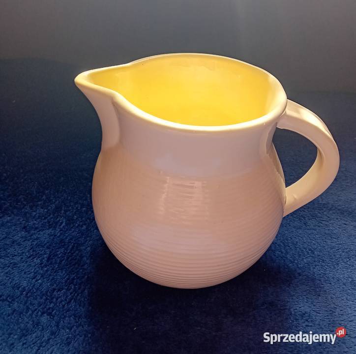 Ceramiczni dzbanek art deco sygnowany Niemcy Koźminek
