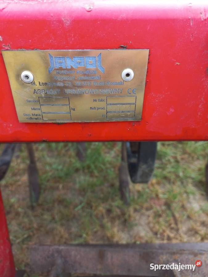 Agregat uprawowo siewny Słubice