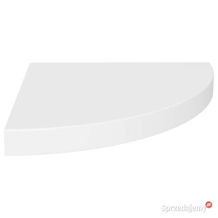Narożne półki ścienne 2 białe 35x35x38 MDF mazowieckie