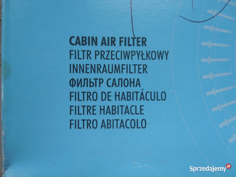 Filtr przeciw pyłkowy K 1006 vw Polo osobowe Łódź sprzedam