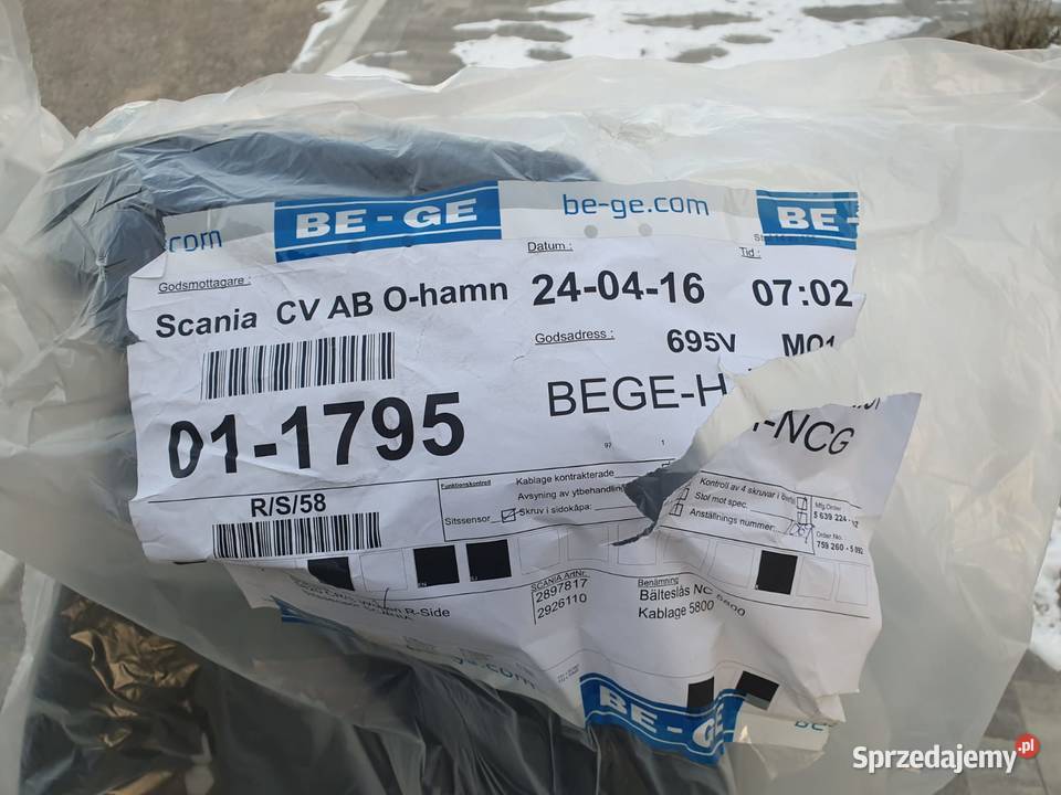 Fotel Siedzenie Nowe Pasażera Scania euro 6 Górno