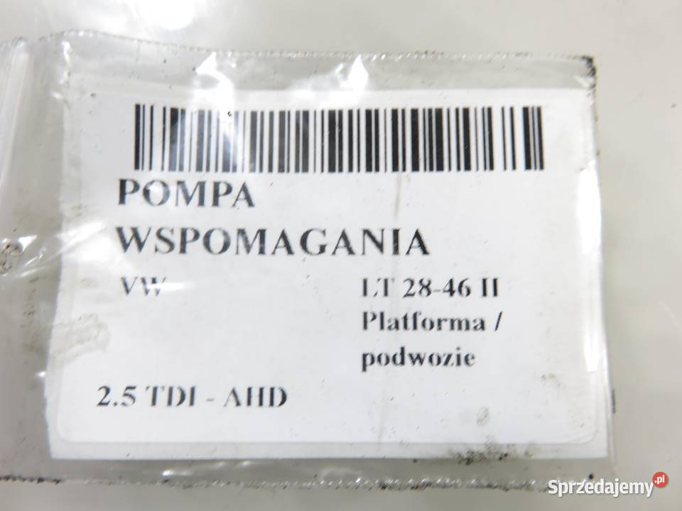 POMPA WSPOMAGANIA VW LT 2846 II Platforma osobowe