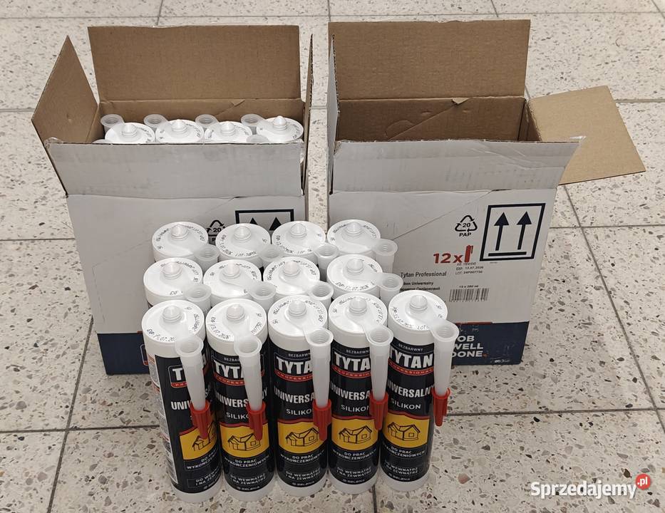 TYTAN silikon uniwersalny bezbarwny 280 ml 25 Cielądz