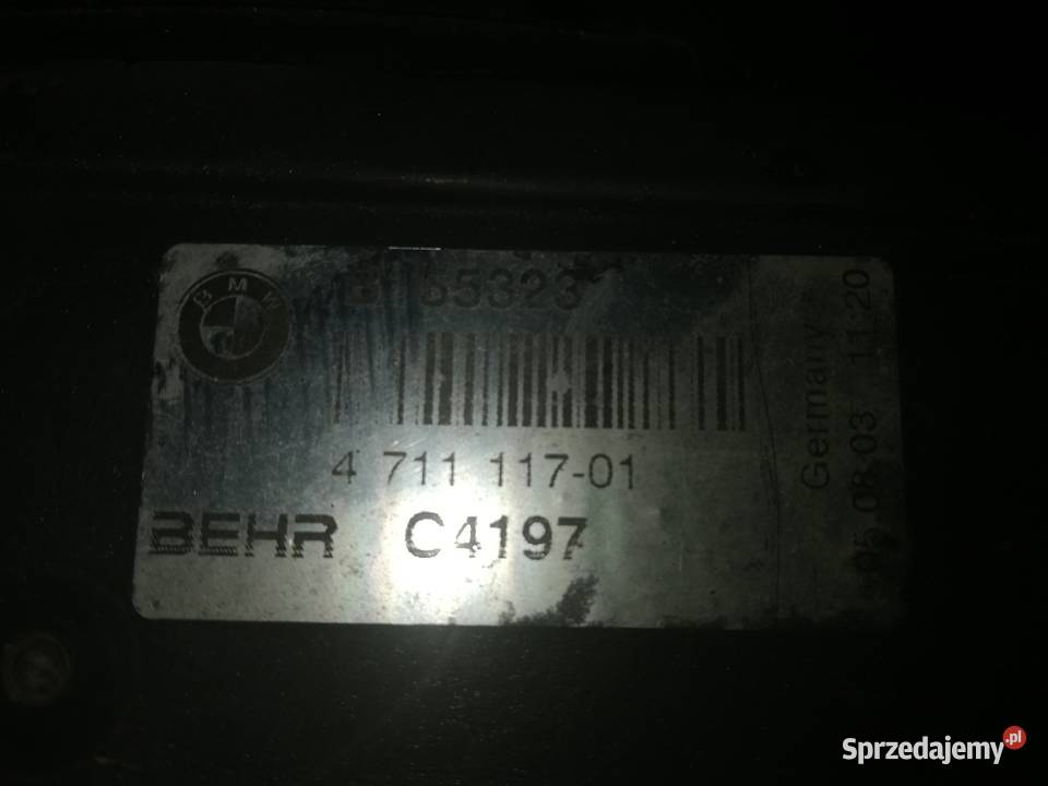 3 x chłodnice wentylator BMW 520 D Układ chłodzenia Piotrków Trybunalski