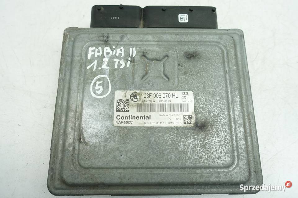 Skoda Fabia II 12 TSI KOMPUTER SILNIKA moduł lubelskie