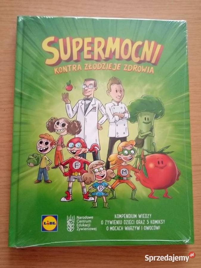 "Supermocni kontra złodzieje zdrowia" - książka Lidl