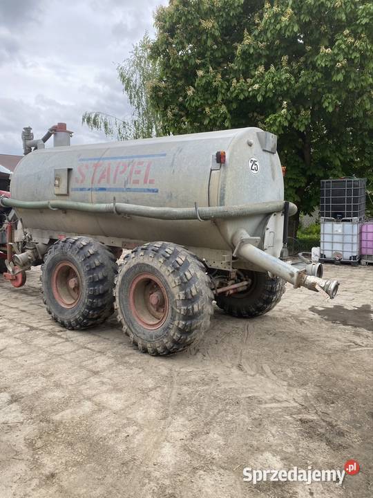 Beczka beczkowóz wóz asenizacyjny 8000 l wynajem nieuszkodzony Krynice