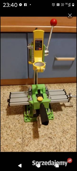 Stojak do wiertarki z imadłem maszynowym Mielec sprzedam