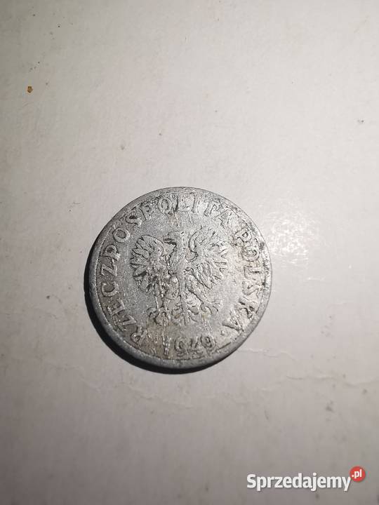 1 grosz z 1949 roku Zamość