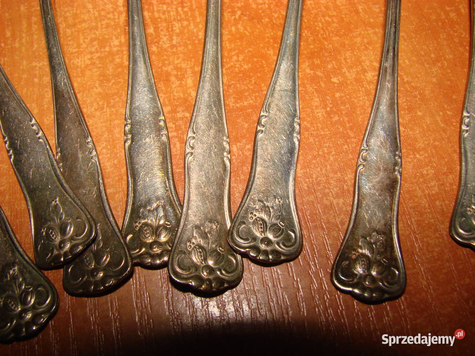 PR NS ALP małe łyżeczki plater grawerka UB Pruszcz Gdański