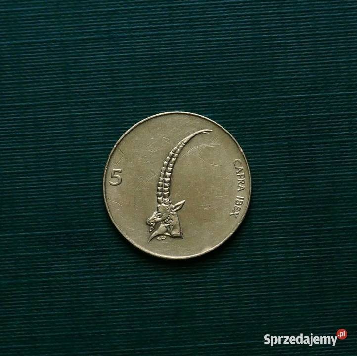 SŁOWENIA 5 tolarów 1993r Gliwice