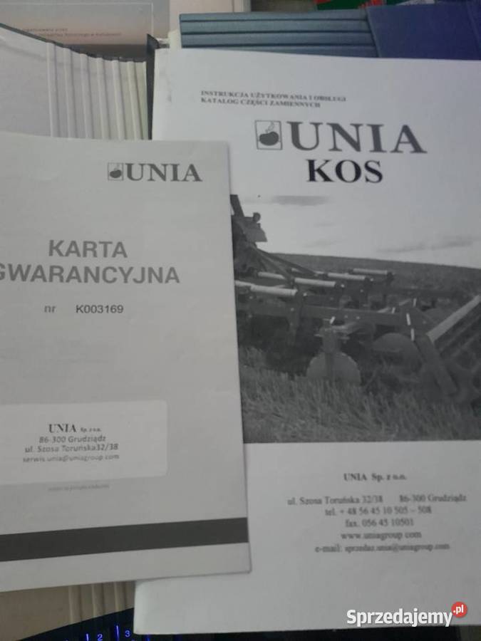 Agregat Unia KOS 21M zabezpieczenie sprężynowe Ursus Agregaty Radzyń Podlaski