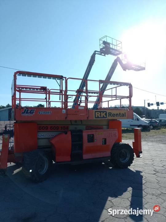 SprzedamWynajmę podnośnik nożycowy JLG 4394 RT kujawsko-pomorskie Bydgoszcz