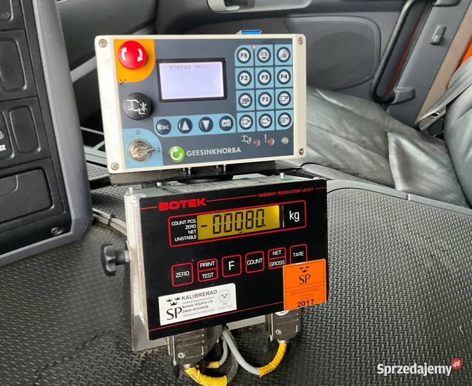 Smieciarka Geensik Norba Eur 6 Scania P450 Warszawa