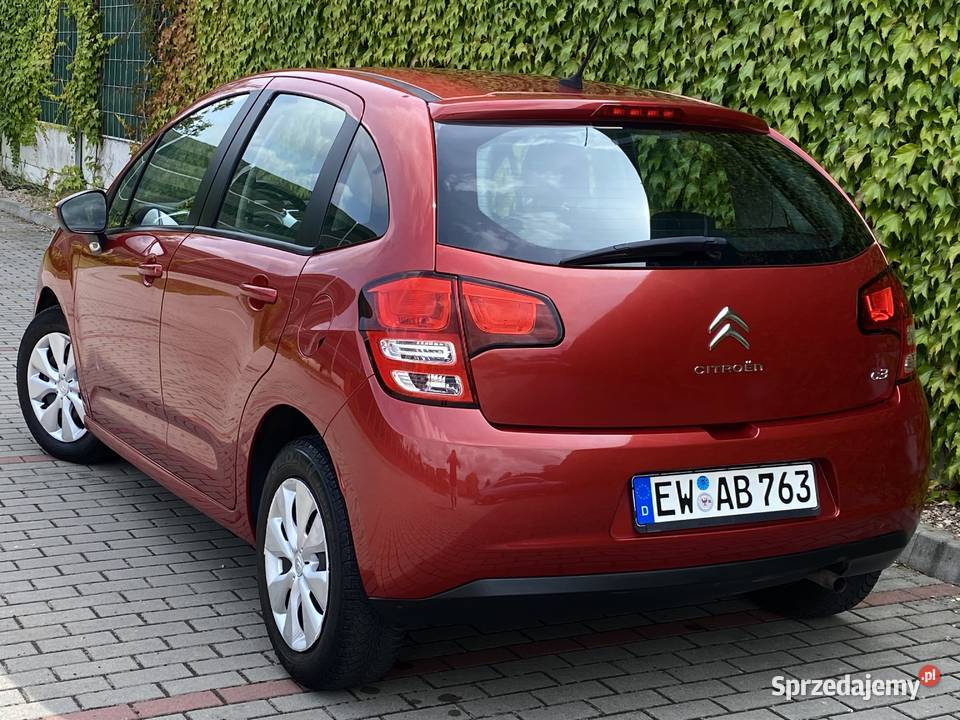 Bordowy Citroen C3 2010r 14 benzyna 75 169 dolnośląskie Wrocław