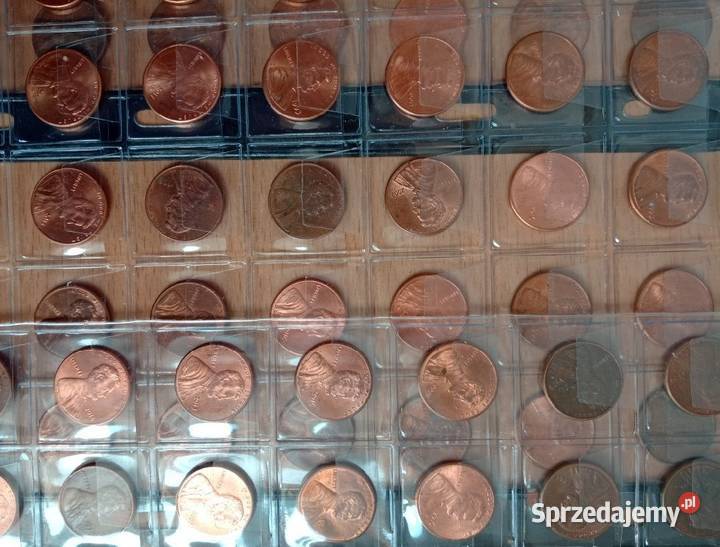 USA 1 cent 40 monety FOLDER Broszura cent Kraków