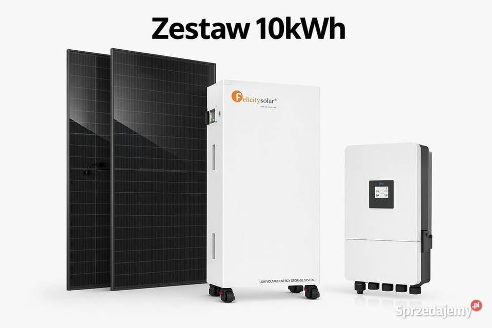 Zestaw budżetowy 10kWh LV panele inwerter 3 fazy małopolskie