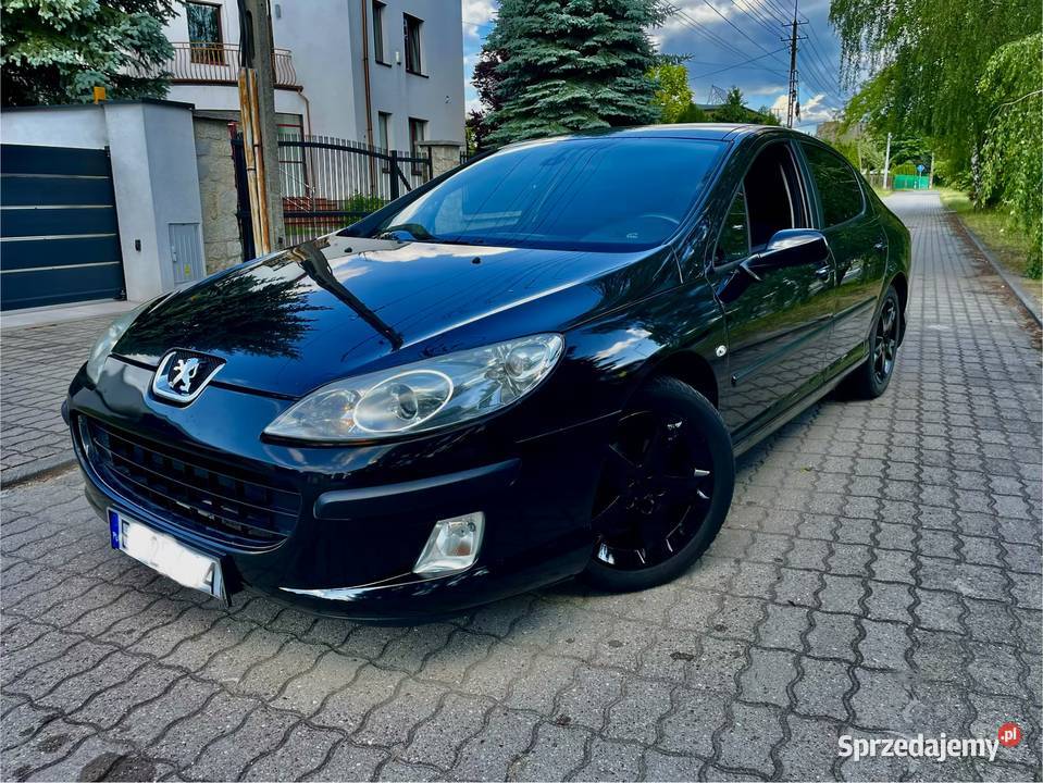 ŚlicznyZadbanyPeugot4072007rLift16HDISedanCzarnyH Zduńska Wola