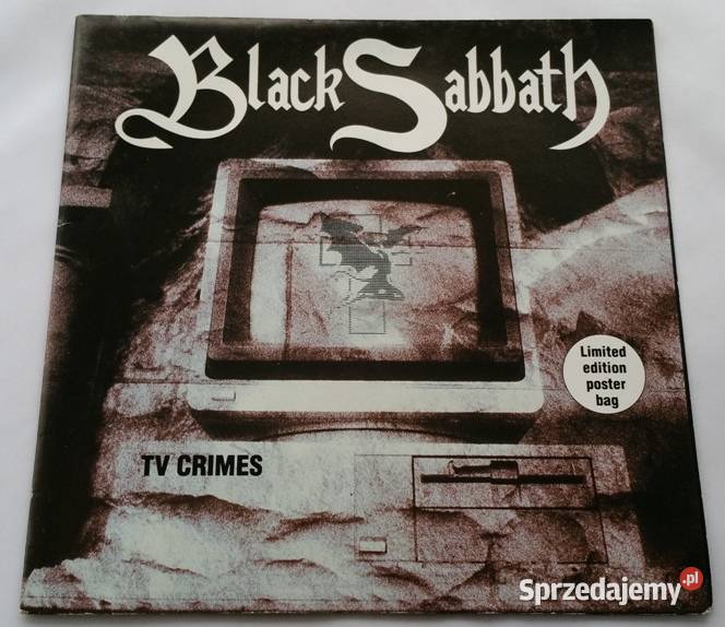 Black Sabbath TV Crimes 7zUK limitowana poster 1 Płyty i kasety Kraków