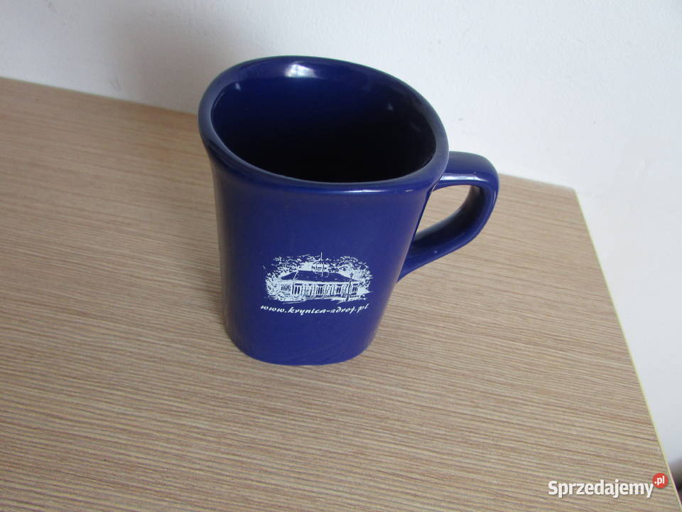 kubek granat ceramiczny mały KrynicaZdrój ozdoba sprzedam
