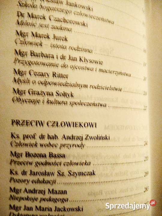 Człowiek osoba płeć książka antykwariat szkolny Warszawa