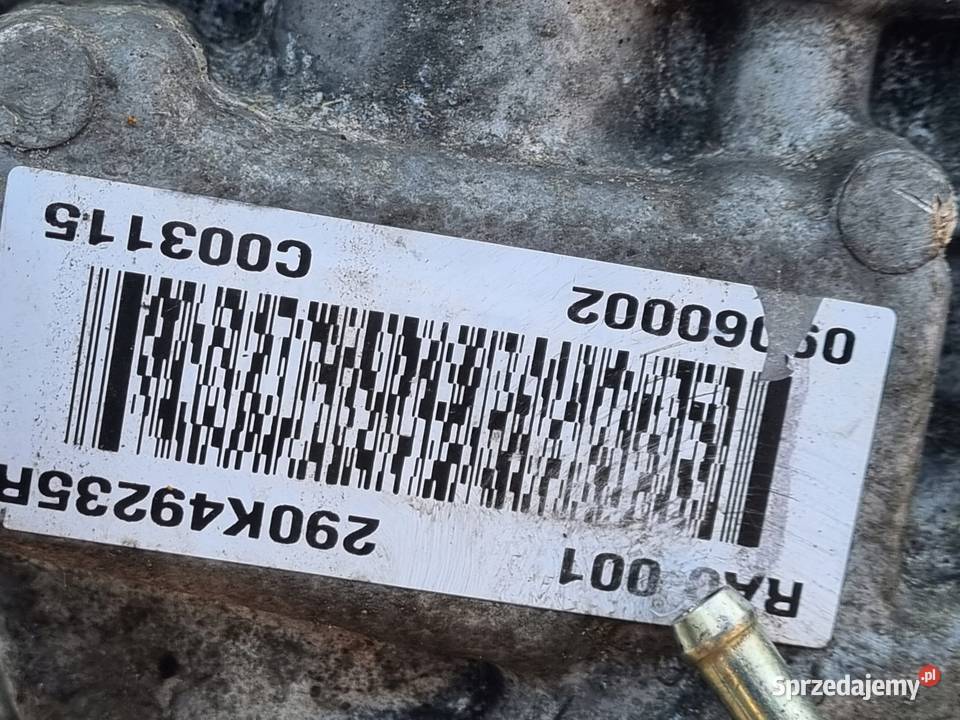 Renault ZOE SKRZYNIA BIEGÓW RA0001 290K49235R
